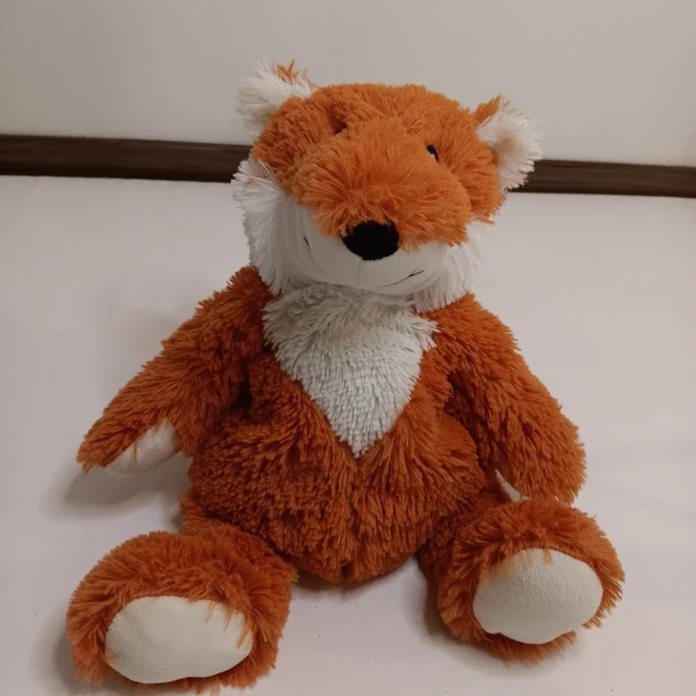 Warmies Fox Plush Stuffed‎ Animal Orange White Microwavable Heatable Toy